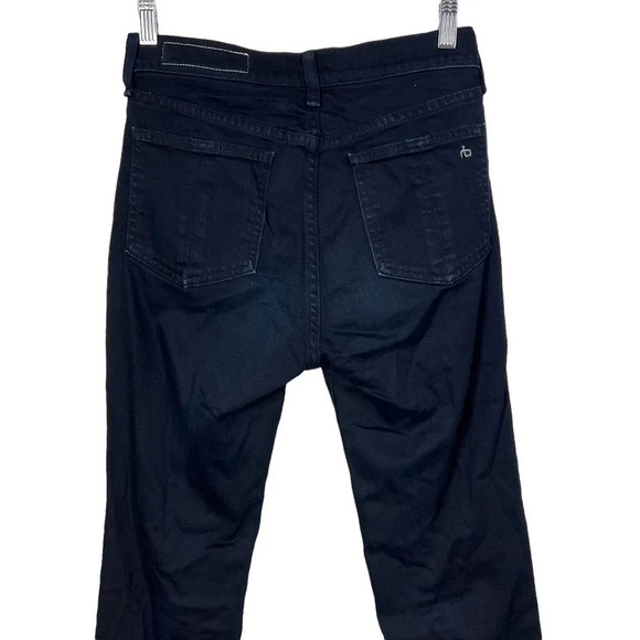 Rag and Bone Jeans Black Stovepipe Byan Dark‎ Wash Size 25 - Picture 9 of 13